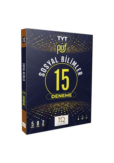 Tyt Sosyal Bilimler Püf 15 Deneme Iq Yayınları