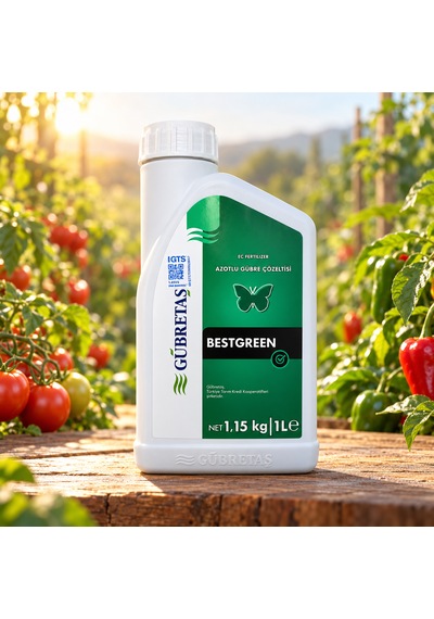 Gübretaş Bestgreen %25 Azot + %5 Magnezyum İçeren Sıvı Gübre: 1 Litre 1 L