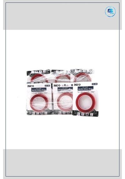 Çift Taraflı Akrilik Silikonize Bant Vhb 18 Mm 500 Cm 5.5 Kg Mont Diğer