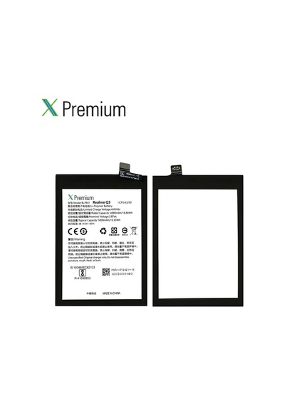 Xpremium Oppo Realme Q3 Uyumlu Batarya Pil Süper Yüksek Kalite 5000 Mah Blp841