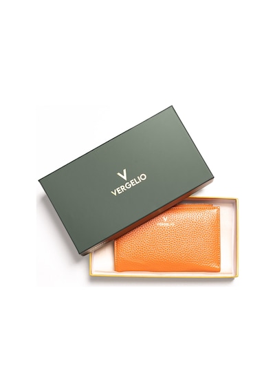 D35 Dark Orange Cüzdan & Kartlık Kadın 2804 Vergelio Flother Wallet Card Holder D35 Dark Orange