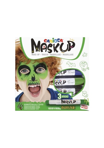 Mask Up Yüz Boyası 3 Renk Çok Renkli