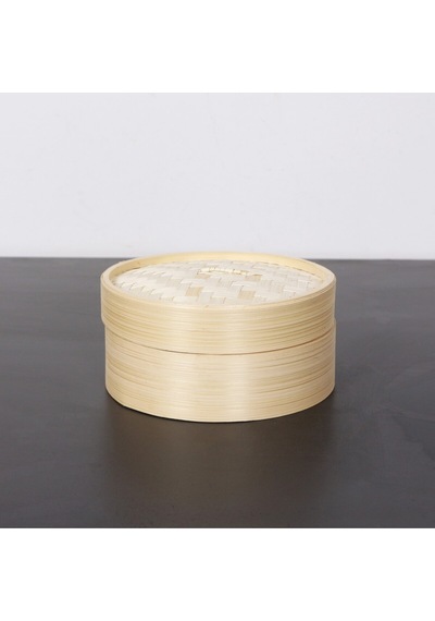 Dim-sum Bambu Buharda Pişirme Ve Saklama Kabı 18 Cm