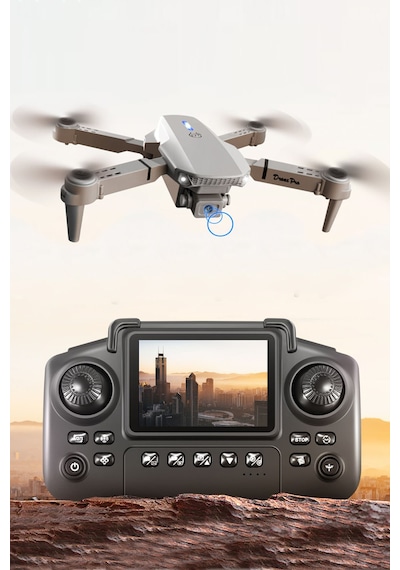 R09-s Katlanabilir Wifi Fpv Kameralı Mini Drone Canlı Görüntü Aktarım