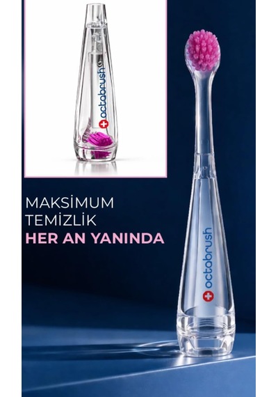 Octabrush Ultra Soft Diş Fırçası, Günlük Kullanım İçin Nazik Kıllı, Ağız Bakımı Çok Renkli