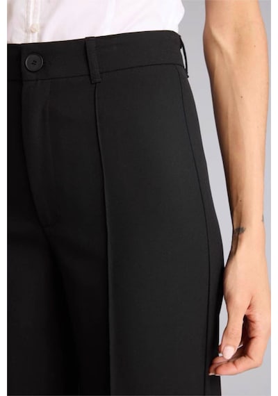 Defacto Wıde Leg Normal Bel Düz Paça Pantolon H1921ax26smbk81 Siyah-bk81