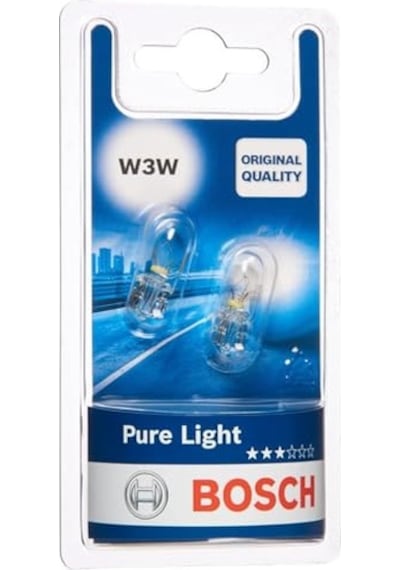 Bosch W3w T10 Pure Light Ampul, 3 Watt,  Kalite