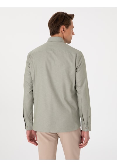 Pierre Cardin Erkek Haki Gömlek Desenli 50306996-vr027 Haki