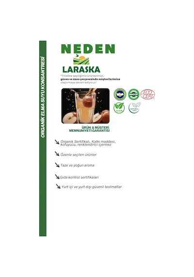 Organik Elma Suyu Konsanteresi 330g X 3 Aile Boyu Avantajlı Paket