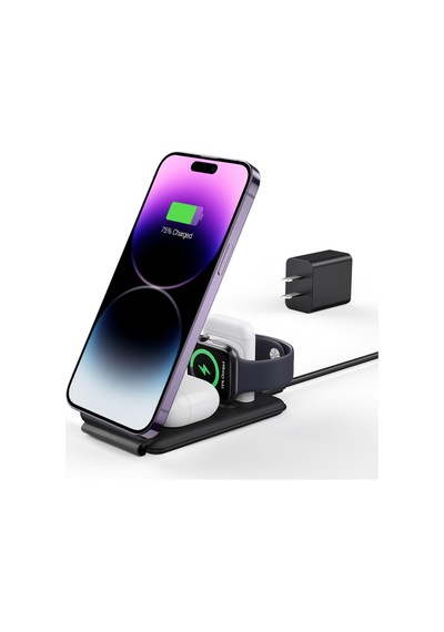 3'ü 1 Arada Şarj İstasyonu Apple Uyumlu iPhone + Watch Airpods