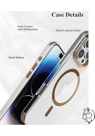 Pro Magsafe Manyetik Koruyucu Kılıf Şeffaf Standart Diğer