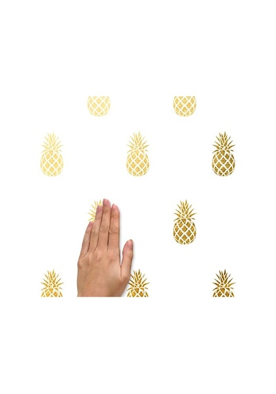 Rmk5000scs Altın Ananas Soyma Ve Yapıştır Duvar Çıkartmaları Diğer