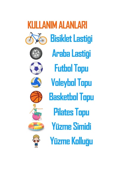 Bykurt 5'li Set Top Şişirme İğnesi Seti Voleybol Basketbol Futbol Bisiklet Pilates Şişirme Seti