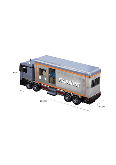Mould King 24071 Ağır Hizmet Tipi Karavan Yapım Seti 615 Parça