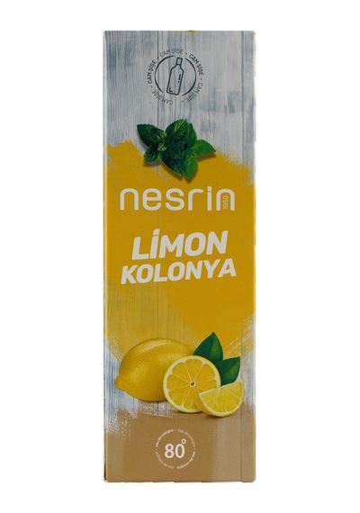Nesrin 250 Ml Cam Şişe Kolonya Limon Kolonyası - Md86906103