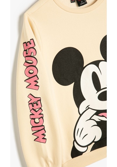 Koton Mickey Mouse Sweatshirt Lisanslı Uzun Kollu Bisiklet Yaka Şardonlu Bej 4wkg10549ak 4WKG10549AK052 Ekru Koton Mickey Mouse Sweatshirt Lisanslı Uzun Kollu Bisiklet Yaka Şardonlu Bej 4wkg10549ak 4WKG10549AK052 Ekru