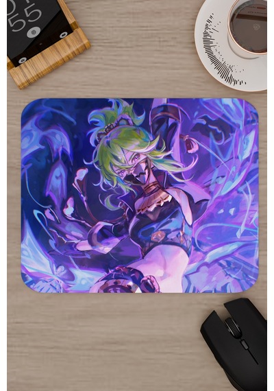 Kuki Shinobu Genshin Impact Anime Oyuncu V1 - 22x18 Gaming Mouse Pad Fare Altlığı