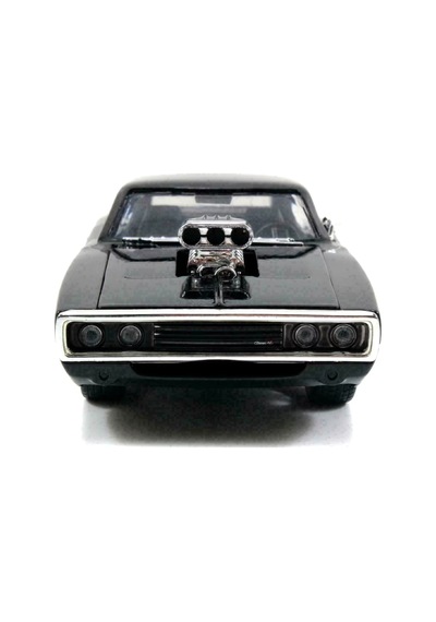 1:16 Fast & Furious 1970 Kumandalı Dom's Dodge Charger R/t Turbo Araba Siyah