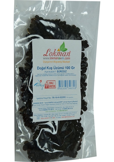 Lokman Avm Kuş Üzümü Doğal 100 G