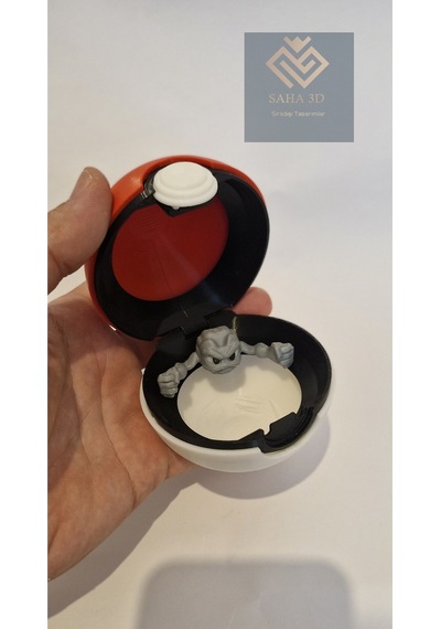 Pokemon Poke Topu Geodude Hediyeli