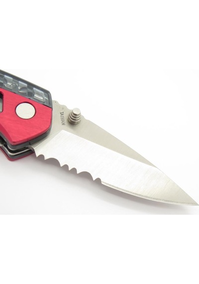 Buck 760rdx Summit Red Serrate Kamp Çakı Kırmızı