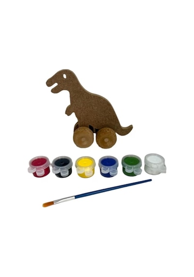 Miart Ahşap Oyuncak Boyama Seti 06 Dinozor