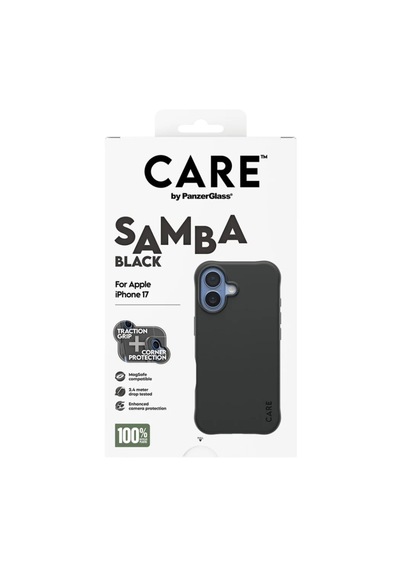 Panzerglass By Care Apple iPhone Uyumlu  17 Samba Magsafe Siyah Kılıf