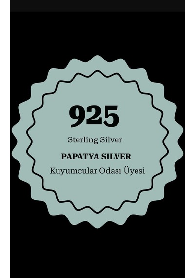 Papatya Silver 925 Ayar Gold Renk Mineli Pırlantalı Papatya Kolye Gold