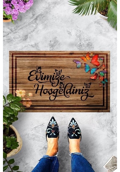 Farfalle Iç Ve Dış Kapı Önü Paspasları,Desenli Paspas