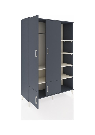 Hyperion Dolap 6 Raflı 4 Kapaklı Tek Askılı 132x44x195 Antrasit-antrasit/aytaşı Antrasıt/aytası Hyperion Dolap 6 Raflı 4 Kapaklı Tek Askılı 132x44x195 Antrasit-antrasit/aytaşı Antrasıt/aytası