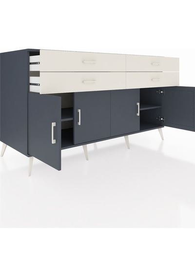 Kronos Konsol 2 Raflı 4 Çekmeceli 8 Kapaklı 176x59x99 Antrasit-an Antrasit-antrasit/aytaşı Kronos Konsol 2 Raflı 4 Çekmeceli 8 Kapaklı 176x59x99 Antrasit-an Antrasit-antrasit/aytaşı
