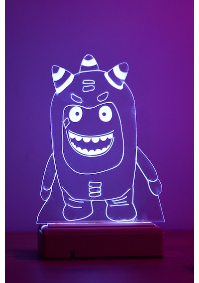 Çocuklar Için Hediye Oddbods 16 Renk Gece Lambası