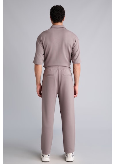 Defacto Ultra Yumuşak Standart Fit Elastik Bel Ön Dikiş Detaylı Modal Jogger Pantolon H6167ax26augr539 Gri-gr539