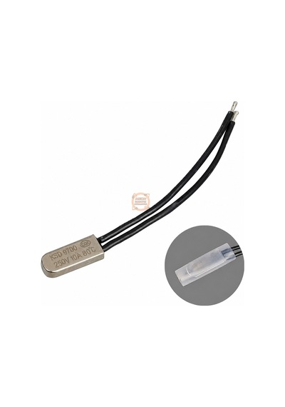 Kablolu Termostat Ksd9700 Nc 10a 80 C Normalde Kapalı