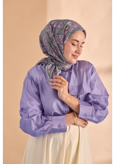 Silk Home Yaz Esintisi Eşarp 150002-11 Bebe Mavi, Karolina Mavi, Pembe, Leylak