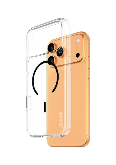 Care By Panzerglass Flagship Apple Uyumlu iPhone 17 Pro Max Transparent Urban Explorer Siyah Magsafe Kılıf