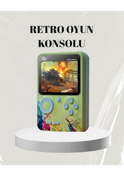 3 İnç Renkli Ekranlı Taşınabilir El Konsolu G5 Modeli Diğer