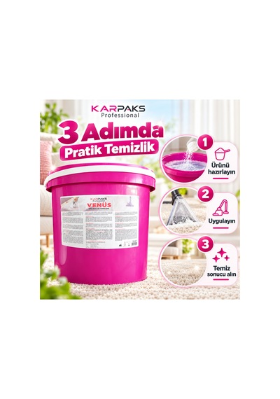 Venüs Halı Koltuk Temizleme 10 Kg Tekli