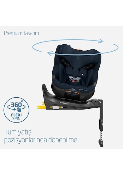Maxi-Cosi Emerald 360 Pro I-Size Dünyanın İlk Kızaklı, Araç Dışına Çıkabilen, ADAC'lı 0-36 kg Bebek Oto Koltuğu