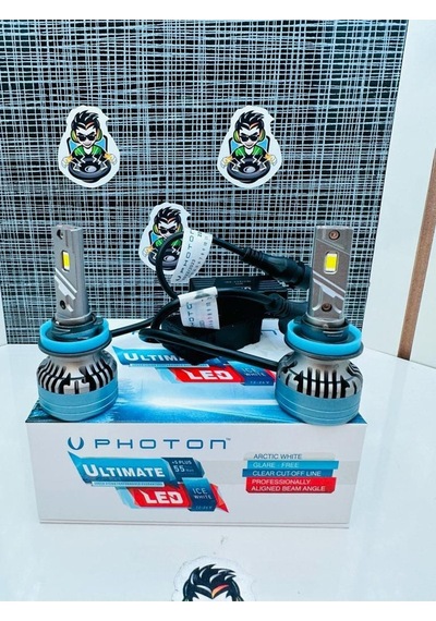 Ultimate H8-h9-h11-h16 12-24v Led Headlıght 9500 Lumens 5 Plus
