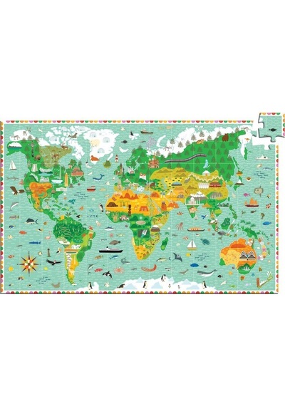 Djeco Klasik Puzzle 200 Parça/ Around The World