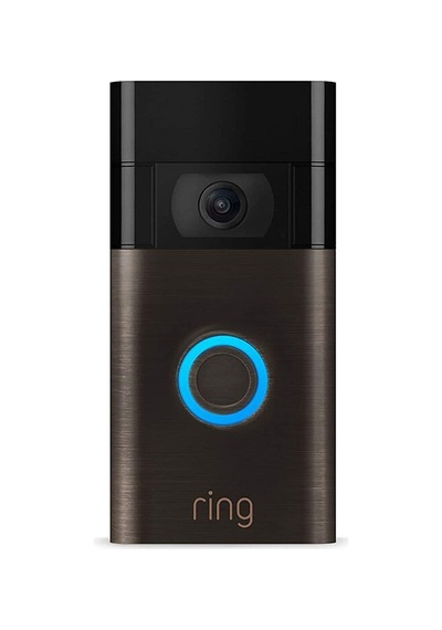Ring Video Doorbell 1080p Akıllı Smart Görüntülü Kapı Zili Siyah