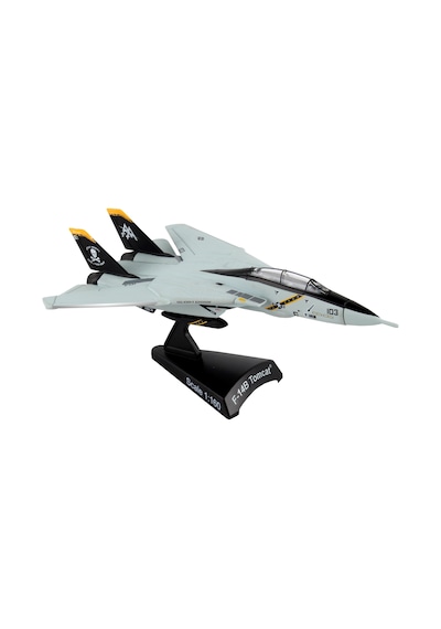 Daron Dünya Çapında Ticaret Posta Damgası F-14 Tomcat Vf-103 Jolly Rogers 1/16o Ölçekli Uçak Modeli