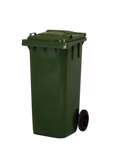 240 Lt Çöp Konteyneri 240 Litre Yeşil Tekerlekli
