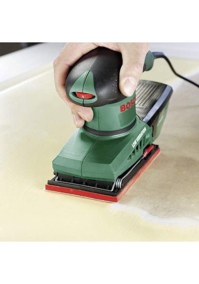 Bosch Titreşimli Zımpara Kağıdı 10'lu Set 115 x 230 mm 60/120/180 Kum 14 Delik - 2609256B25