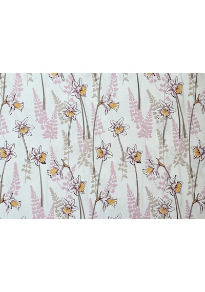 %100 Pamuk Yastık Kılıfı 50x70 Bej - Pembe