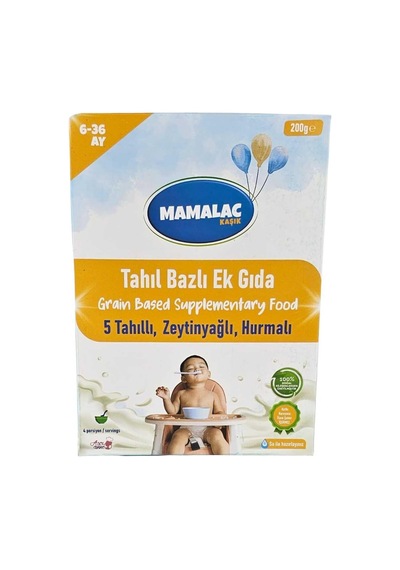 Aşçı Anne Mamalac 5 Tahıllı Hurmalı Kaşık Mama Belirtilmemiş