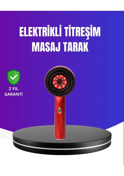 Kırmızı Işık Terapi Özellikli Saç Derisi Masaj Tarak Anti Dökülme Standart