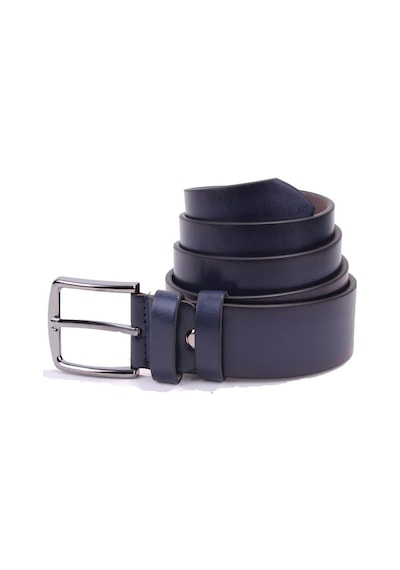 Dagoster DMK26-355 Lacivert 4 CM Suni Deri Erkek Kemer Lacivert