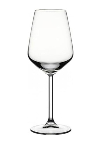 Allegra Kadeh, Cam, Şeffaf, Paket 6 Adet, 34,5 Cl Açık Mavi